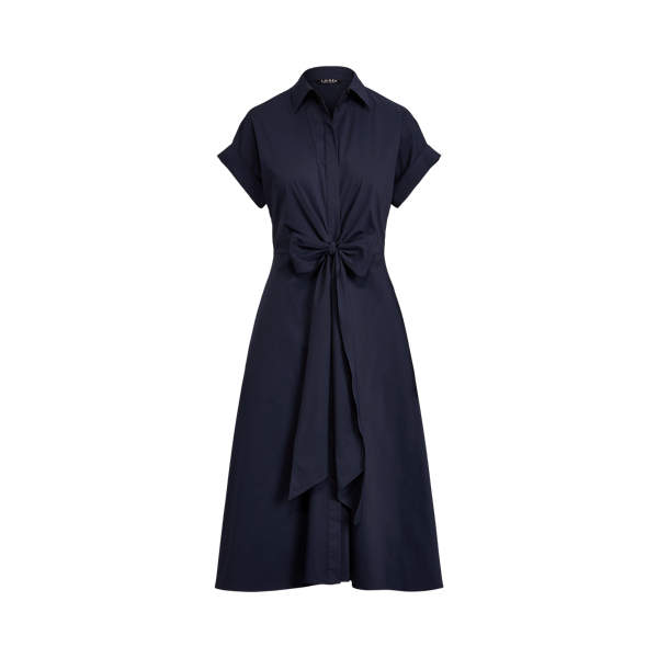Stretch Cotton Shirtdress Lauren Petite 1