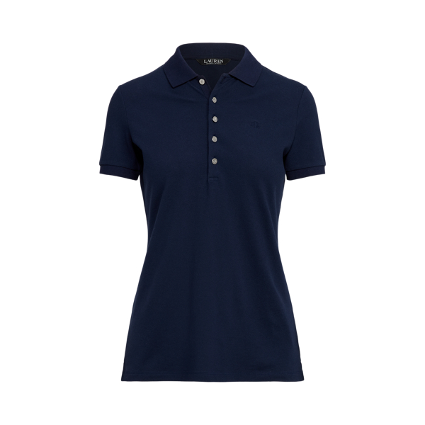 Piqu&eacute;-Poloshirt Lauren Petite in Edles Lila 2
