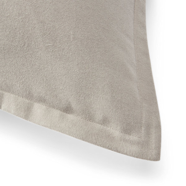 Grey Ulster Plaid Flannel Euro Sham Lauren Home 2