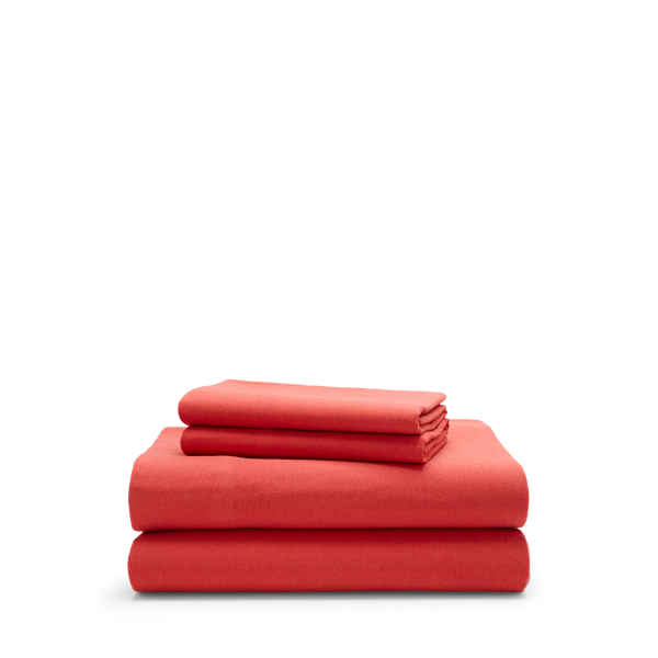 Solid Flannel Sheet Set