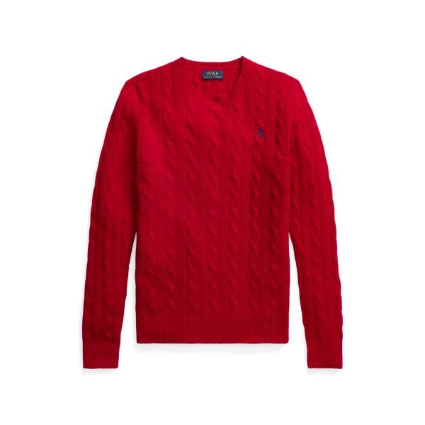 Cable Wool Crewneck Jumper Polo Ralph Lauren 1