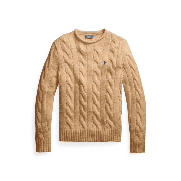 Pull &agrave; col roulott&eacute; en laine m&eacute;lang&eacute;e