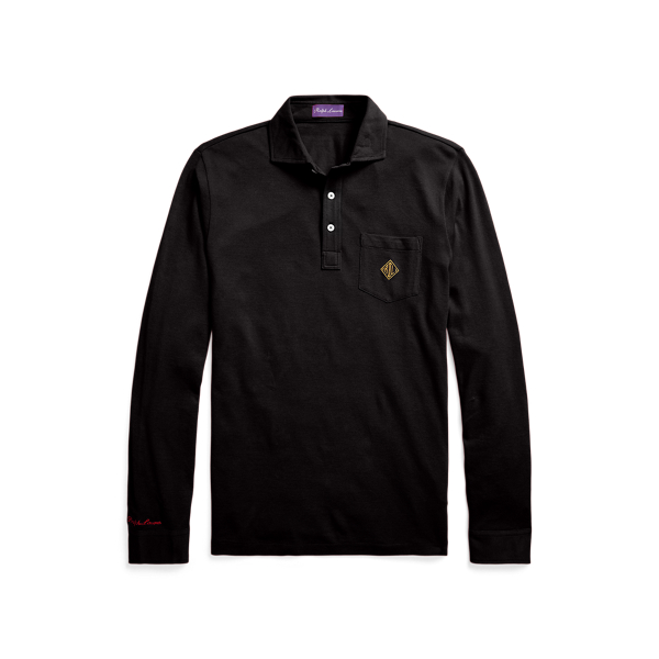 Polo de piqu&eacute; del A&ntilde;o Nuevo Lunar Purple Label en 1