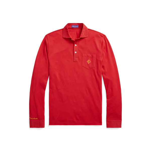 Polo Keaton de piqu&eacute; lavado Purple Label en 1