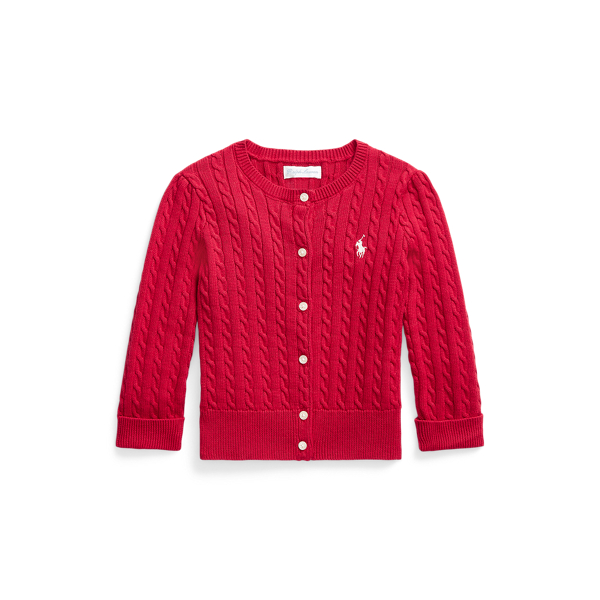 Cable-Knit Cotton Cardigan