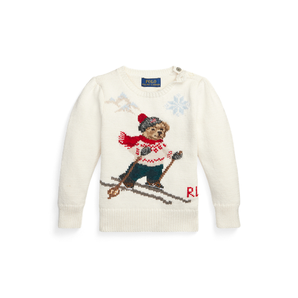 Maglia in misto cotone Polo Bear Girls 1.5-6.5 Years in 1