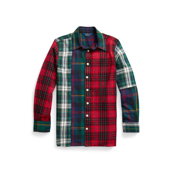 Camisa Fun de sarga con cuadros