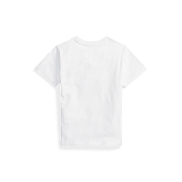White Snowboarding Polo Bear Cotton T-Shirt Boys 1.5-6 Years 2