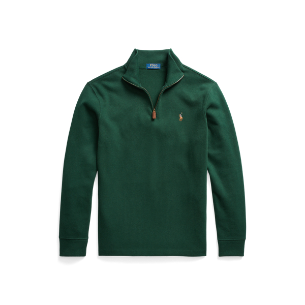 Double-Knit Mockneck Sweatshirt Polo Ralph Lauren 1