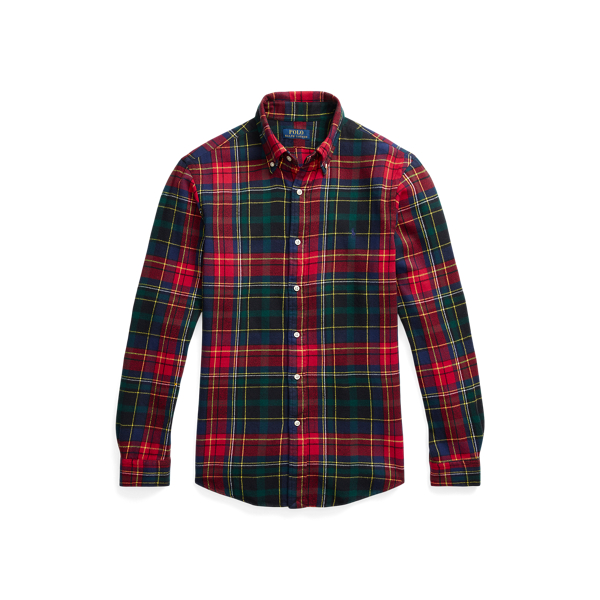 Custom Fit Plaid Twill Shirt Polo Ralph Lauren 1
