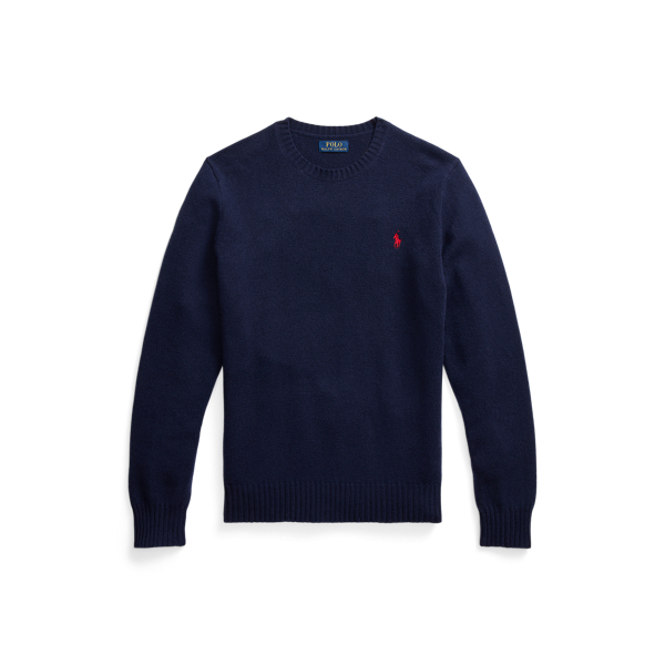 Pull &agrave; col rond cachemire et laine Polo Ralph Lauren en 1