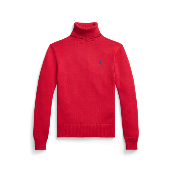Cotton Roll Neck Jumper
