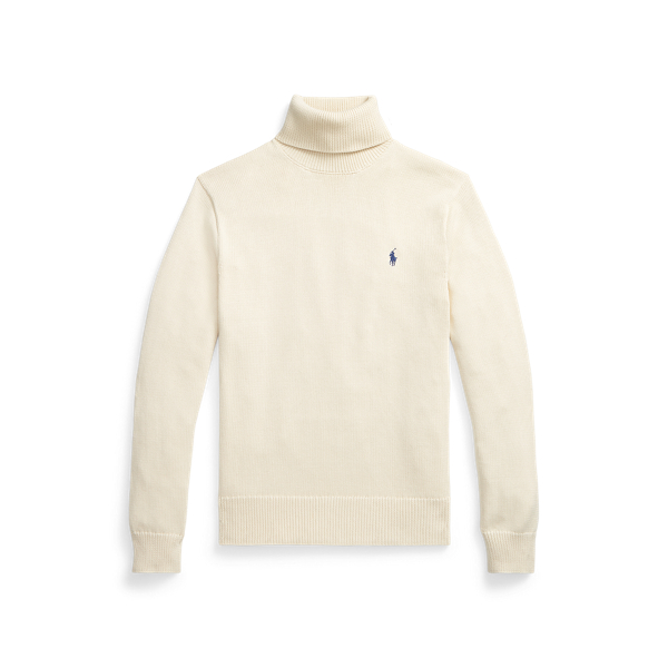 Pull &agrave; col roul&eacute; en coton