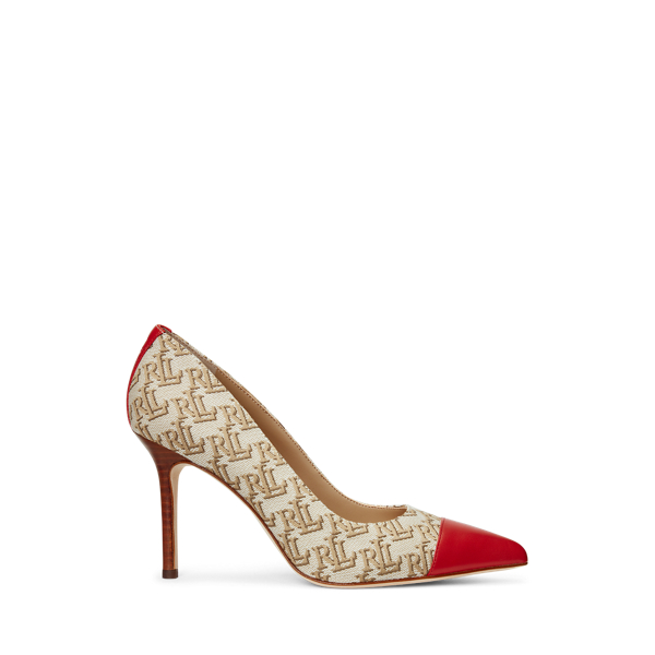 Lindella Monogram Jacquard Pump Lauren 1