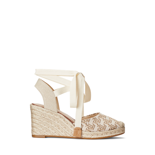 Paislee Monogram Jacquard Espadrille