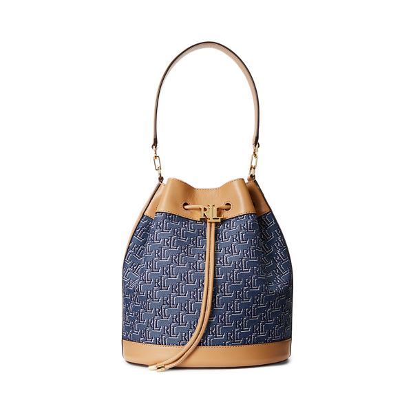 Monogram Large Andie Drawstring Bag Lauren 1