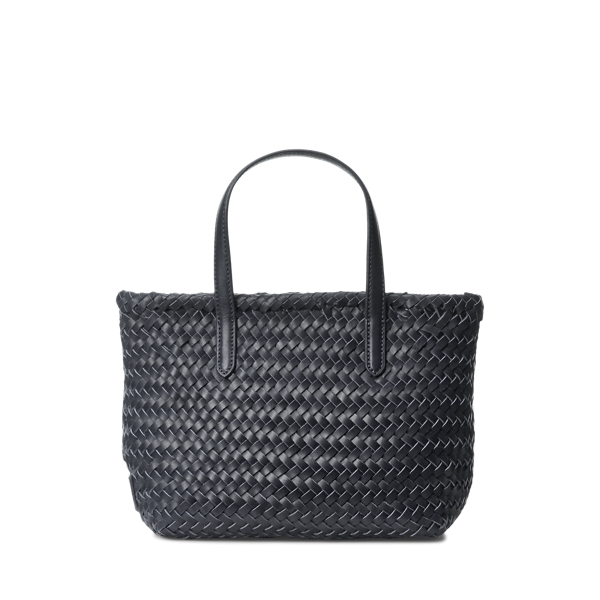 Woven Leather Large Merritt Tote