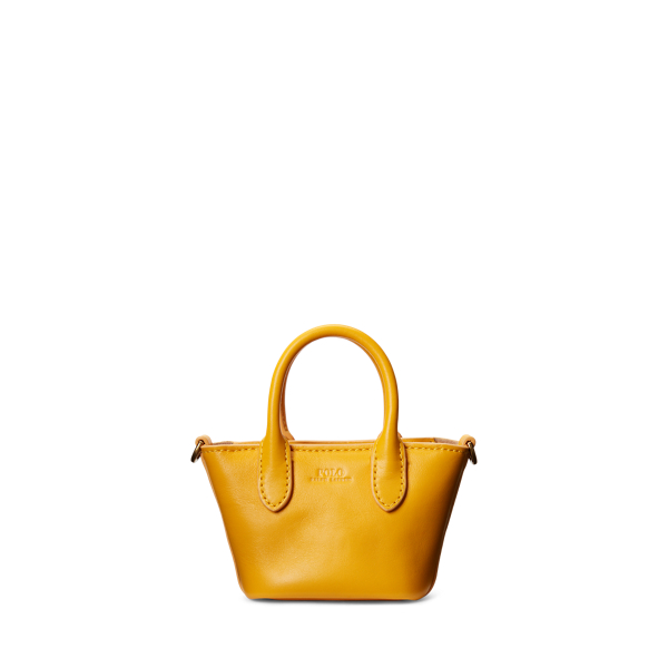 Mini mala de tiracolo Tote em pele