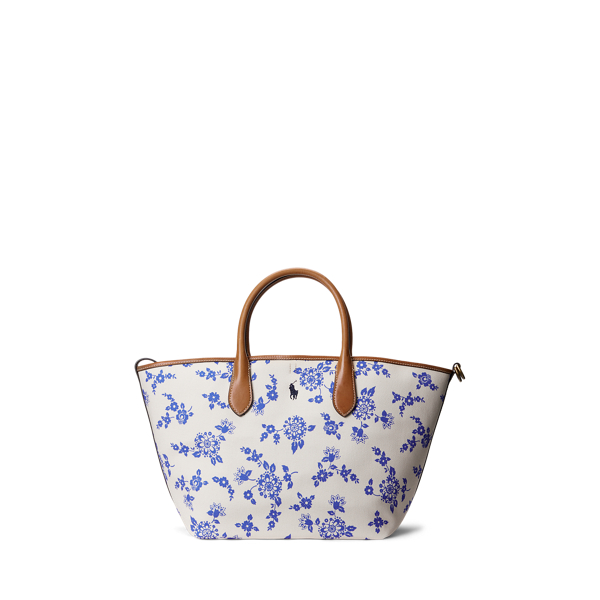 Tote m&eacute;dia Bellport em lona floral