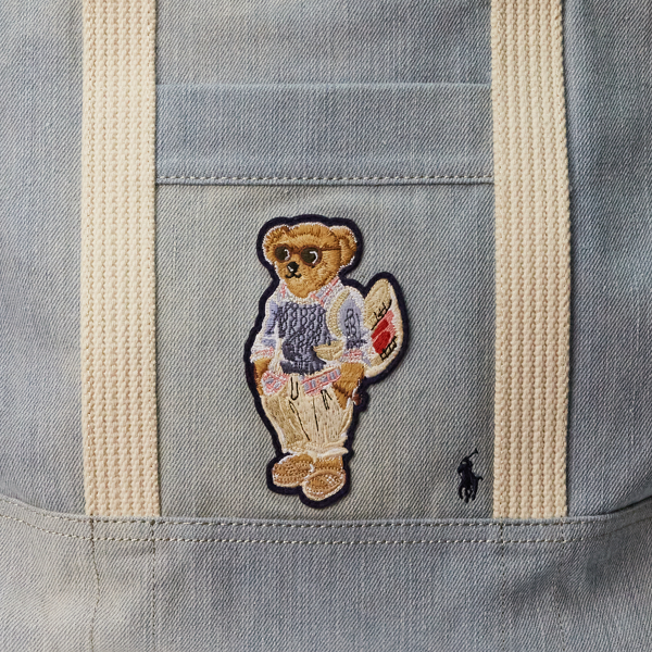 POLO RALPH LAUREN Polo Bear Denim Mediumトートバッグ Polo Bear Medium Denim Tote for Women | Ralph Lauren® TN