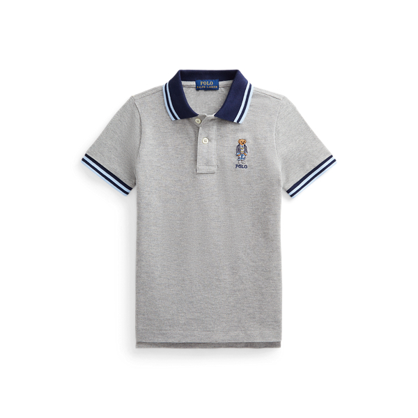Camisa Polo de algod&atilde;o com Polo Bear BOYS 1.5-6 YEARS em 1