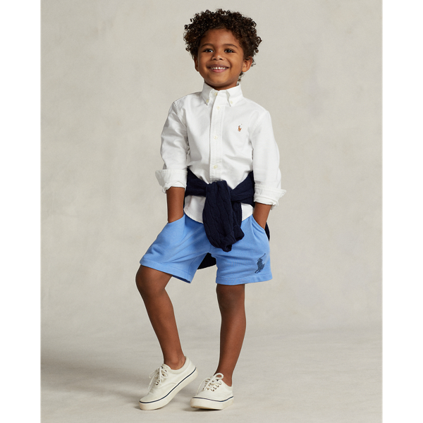 Harbor Island Blue Big Pony Spa Terry Short Boys 2-7 1