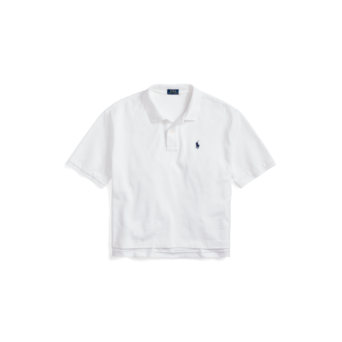 Ralph lauren boxy cropped shirt hotsell