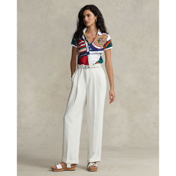 Polo coupe cintr&eacute;e &agrave; motif nautique Polo Ralph Lauren en Motif nautique Quadi 4