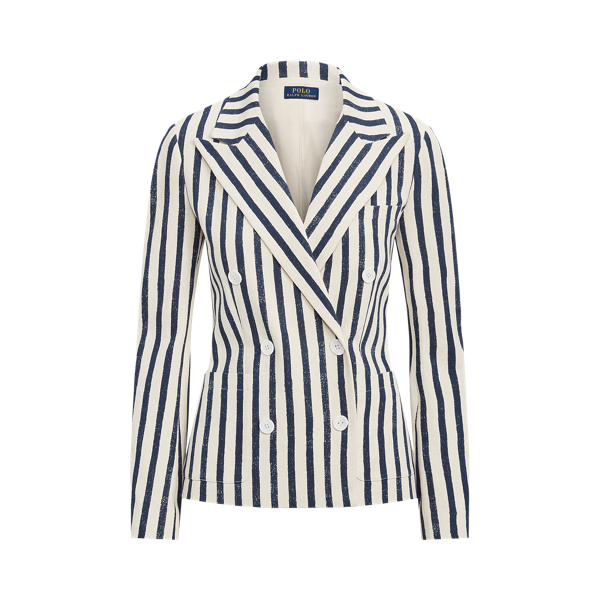 Striped Double-Breasted Blazer Polo Ralph Lauren 1