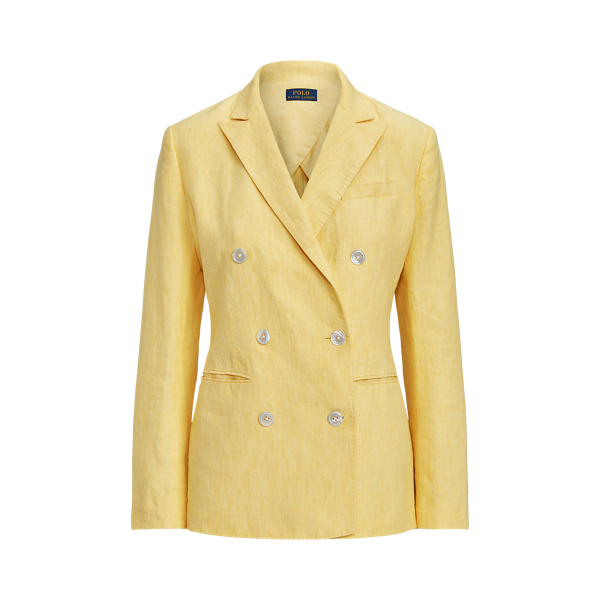 Double-Breasted Linen Blazer Polo Ralph Lauren 1