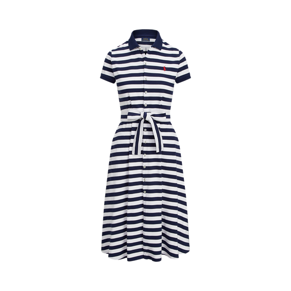 Women's striped polo dress hotsell