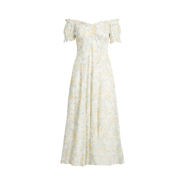 Maxivestido floral de algod&oacute;n Polo Ralph Lauren en 1