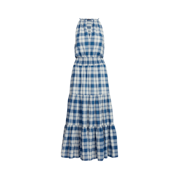 ラルフローレン★Plaid Cotton Halter Wrap Dress Women's Plaid Tiered Cotton Halter Dress | Ralph Lauren