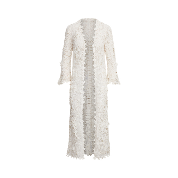 Floral Cotton Lace Duster Jacket Polo Ralph Lauren 1