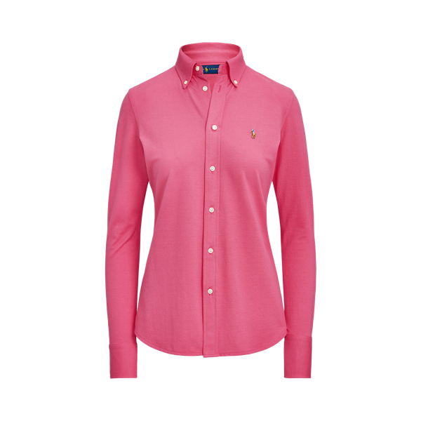 Knit Cotton Oxford Shirt