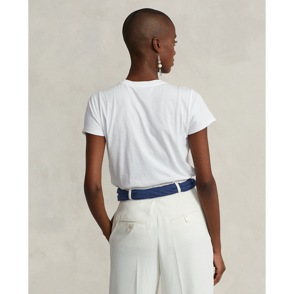 Jersey-T-Shirt mit Beret Polo Bear Polo Ralph Lauren in Wei&szlig; 5