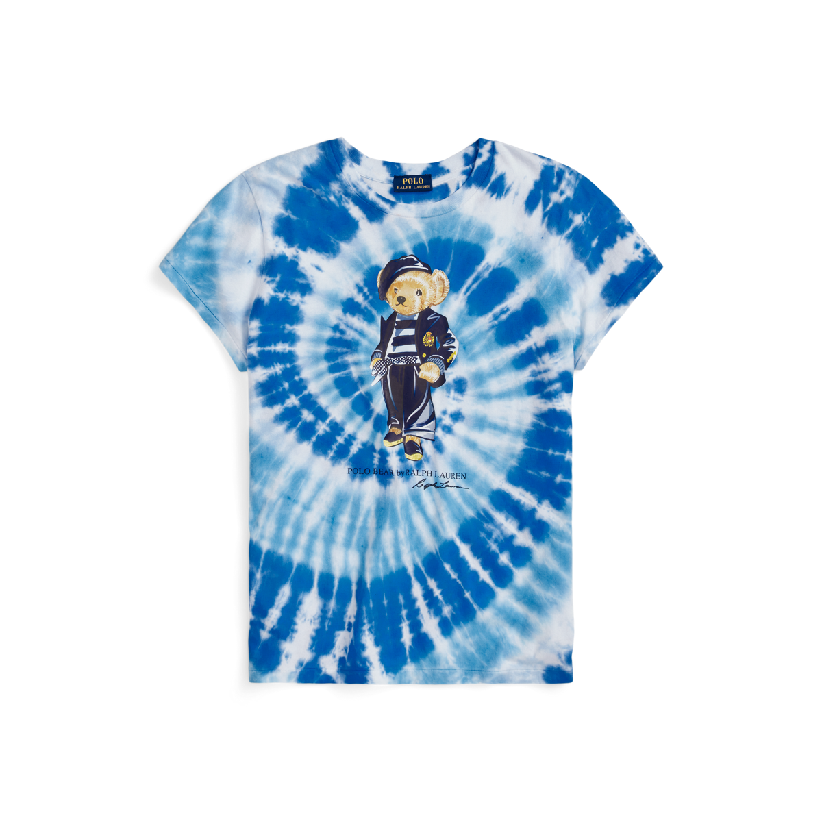 POLO RALPH LAURENポロラルフローレンBear Tye Dye Tee Tシャツ Beret Polo Bear Spiral Tie-Dye Tee