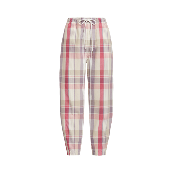 Geruite cropped broek met trekkoord Polo Ralph Lauren in 1