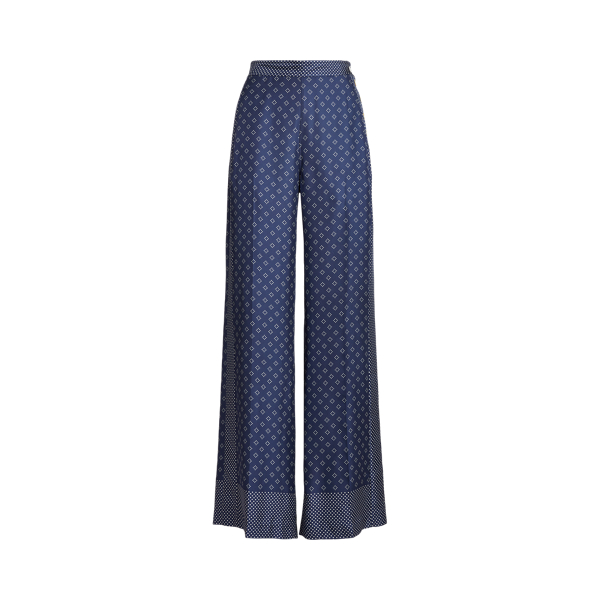 Silk Wide-Leg Pant Polo Ralph Lauren 1