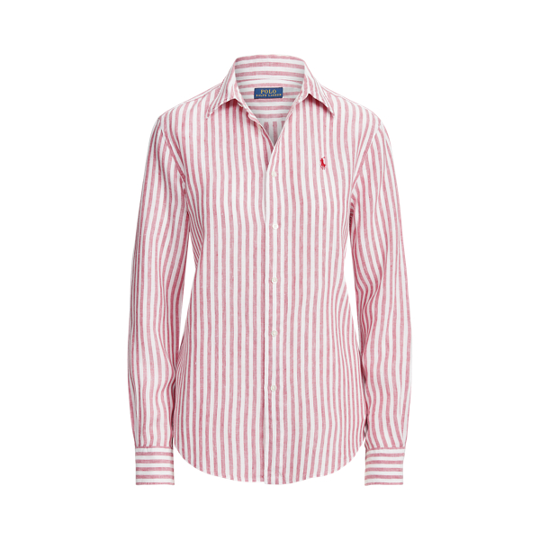 Relaxed Fit Striped Linen Shirt Polo Ralph Lauren 1