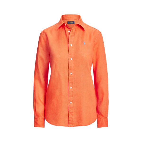Camisa de linho de corte descontra&iacute;do Polo Ralph Lauren em 1