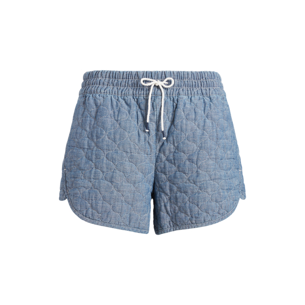 Quilted Chambray Drawstring Short Polo Ralph Lauren 1