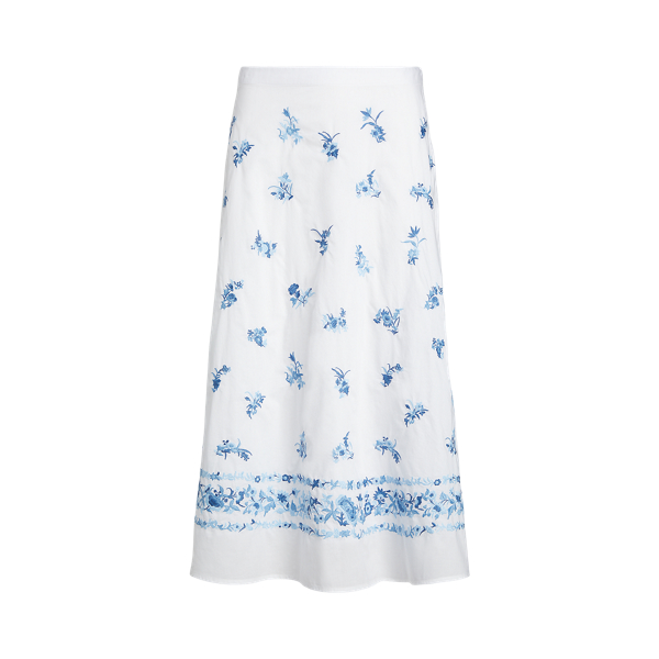 Katoenen midirok met bloemen Polo Ralph Lauren in 1