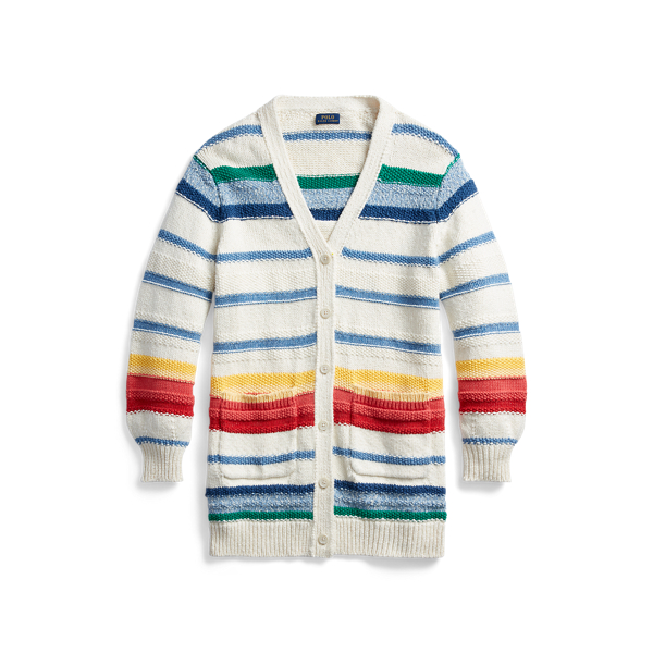 Multi-gestreept katoenen linnen vest Polo Ralph Lauren in 1