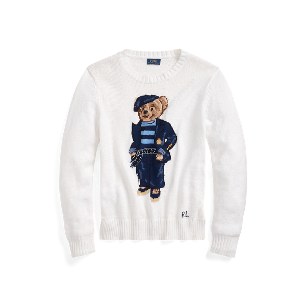 Polo Bear Cotton-Linen Jumper for Women Ralph Lauren® UK