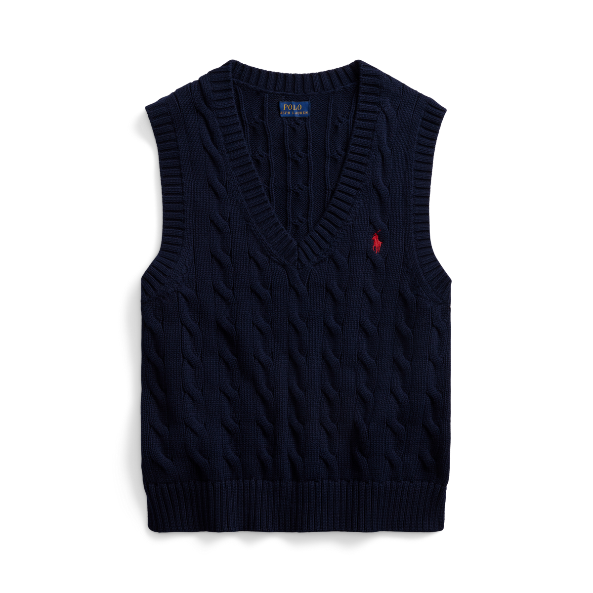 Polo sleeveless sweater hot sale