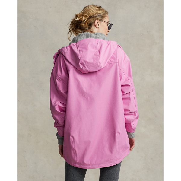 Coupe-vent &agrave; capuche r&eacute;sistant &agrave; l'eau RLX en Rose lagune 5