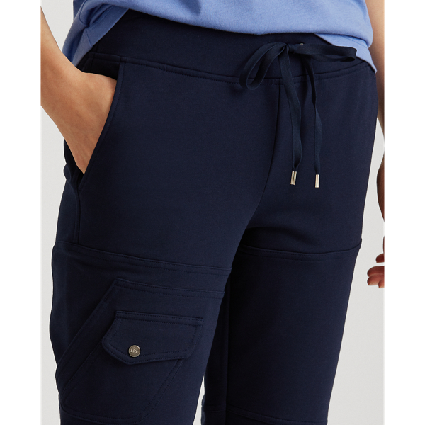 French terry joggingbroek Lauren in Refined Navy 6