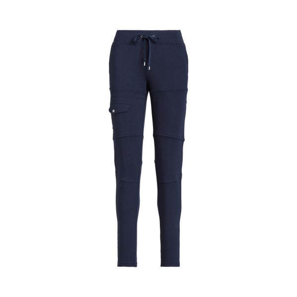 French terry joggingbroek Lauren in Refined Navy 2