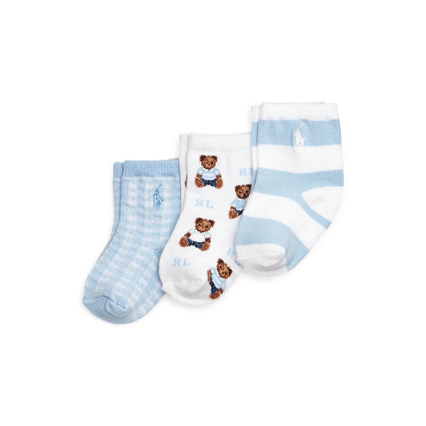 Polo Bear Crew Sock 3-Pack